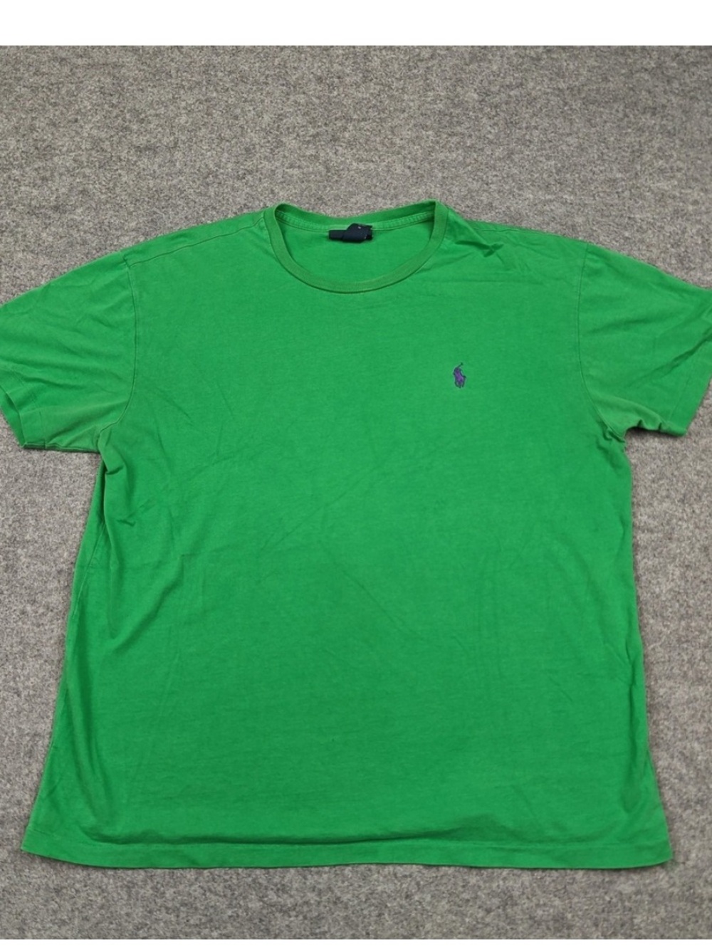 Polo by Ralph Lauren Bright Green Short Sleeve Cotton Tee with Pony